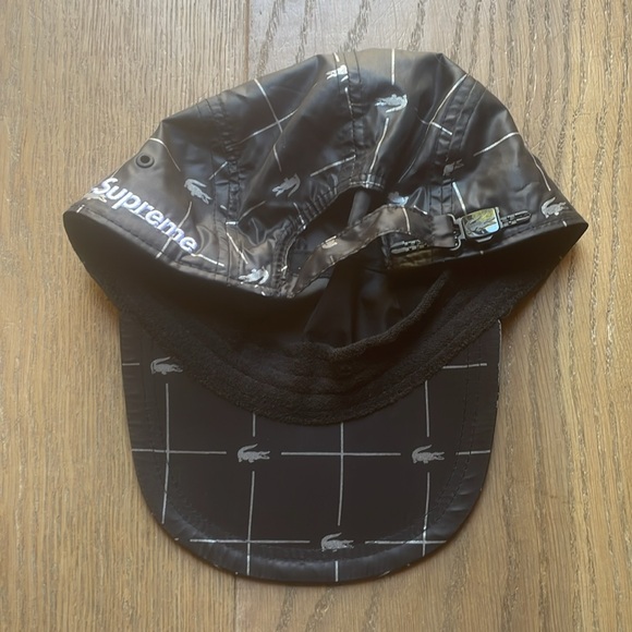Supreme x Lacoste Reflective Grid Camp Cap - Picture 3 of 4
